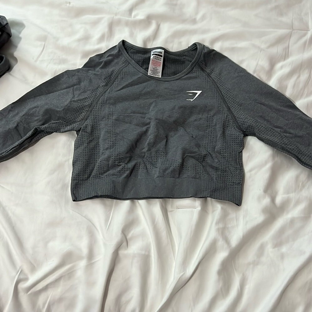 Gymshark vital seamless 2.0 long sleeve crop top